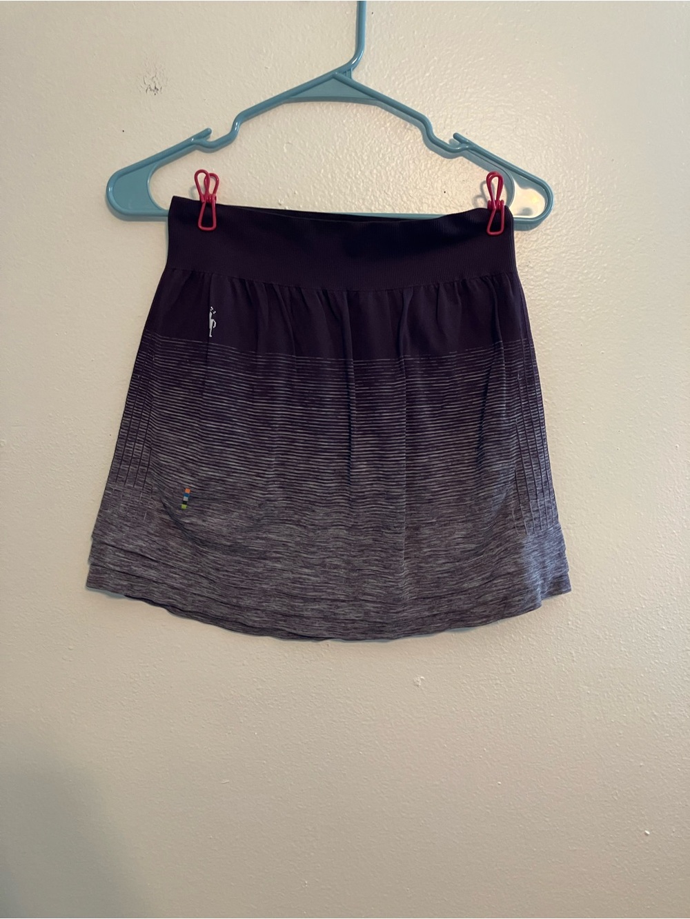 Smartwool Ombre Purple to white Circle Skirt